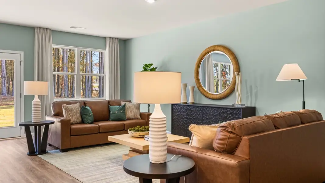 Furnished interior in a model home at WillowBrook in Winder (Image 11).