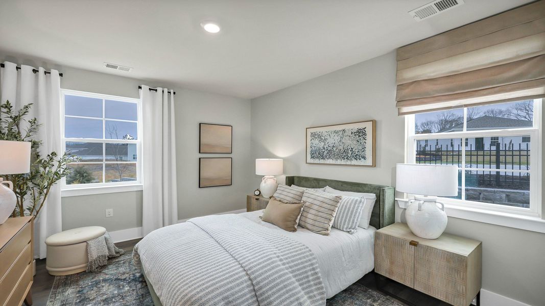 Furnished interior in a model home at Livingston Woods in Irmo (Image 29). Furnished interior in a model home at Livingston Woods in Irmo (Image 29).