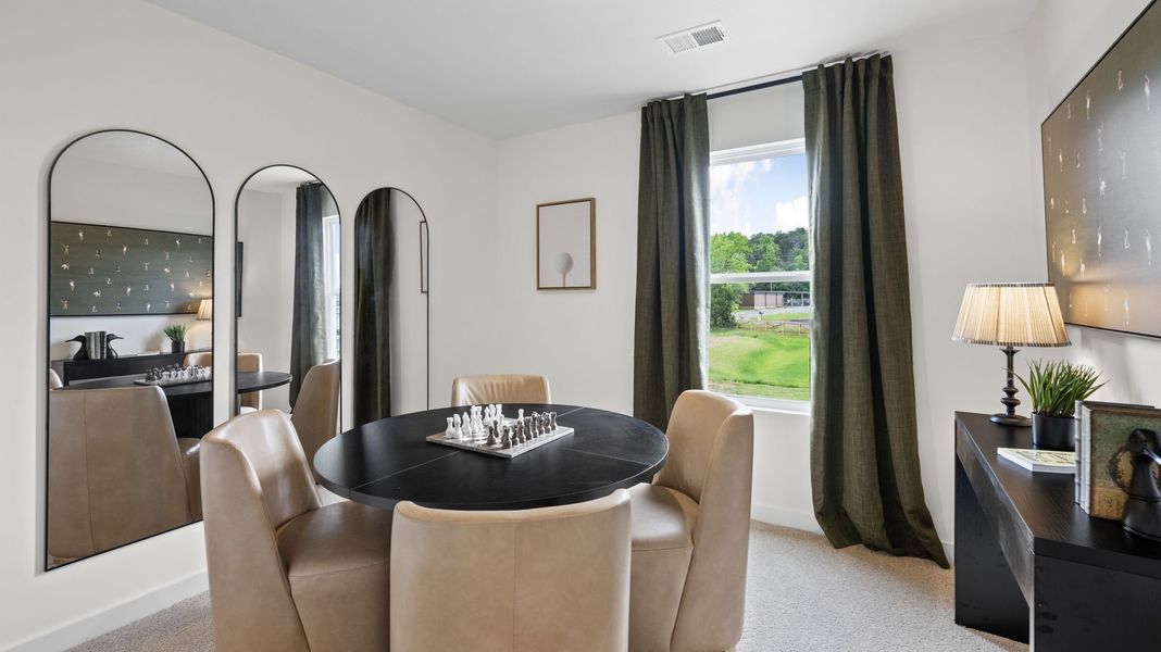 Furnished interior in a model home at Owensby Farms Townhomes in Dayton (Image 27).