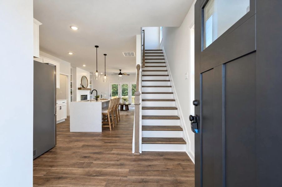Furnished interior in a model home at Riverwood Ranch in Clayton (Image 5).