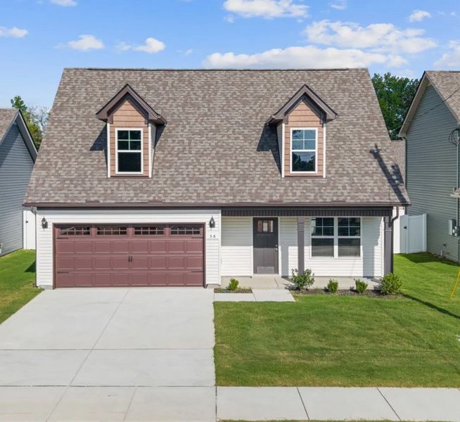 Large covered front porches available