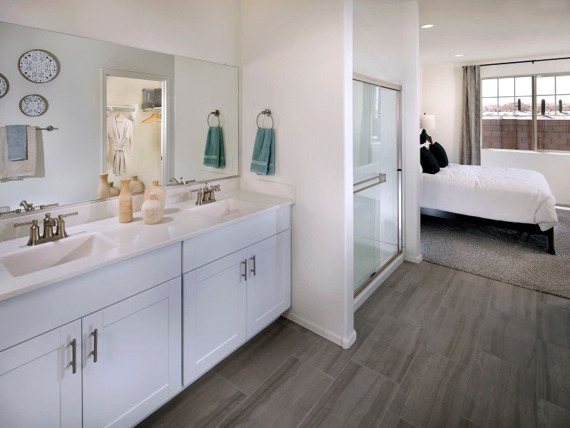 Furnished interior in a model home at Sunset Crest - Signature Series in Tucson (Image 21). Furnished interior in a model home at Sunset Crest - Signature Series in Tucson (Image 21).