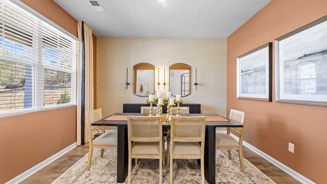 Furnished interior in a model home at Southwind Village in Evans (Image 25). Furnished interior in a model home at Southwind Village in Evans (Image 25).