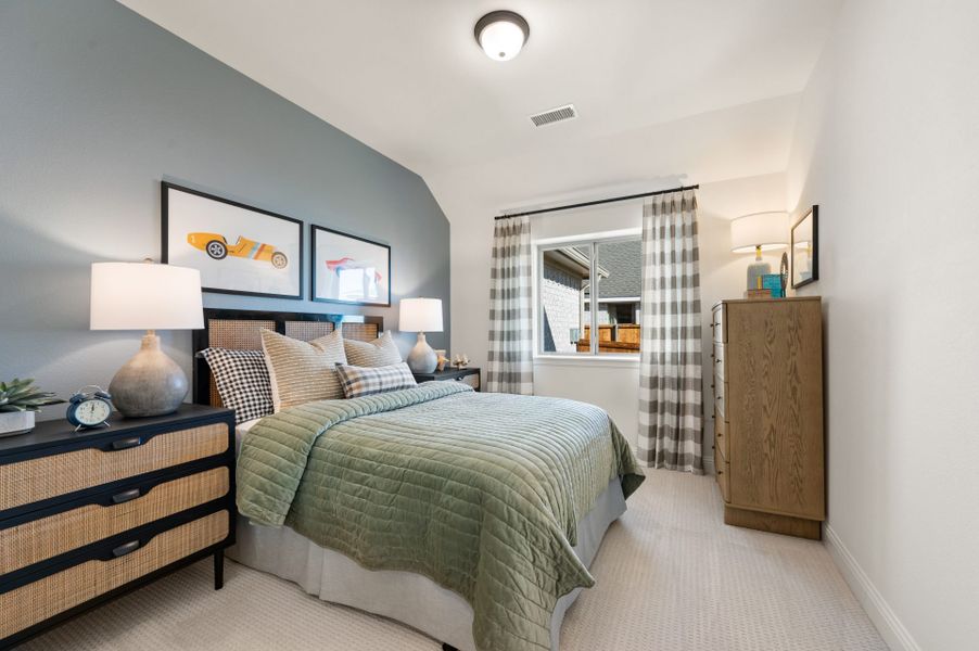 Furnished interior in a model home at Clearview Ranch in Royse City (Image 28).