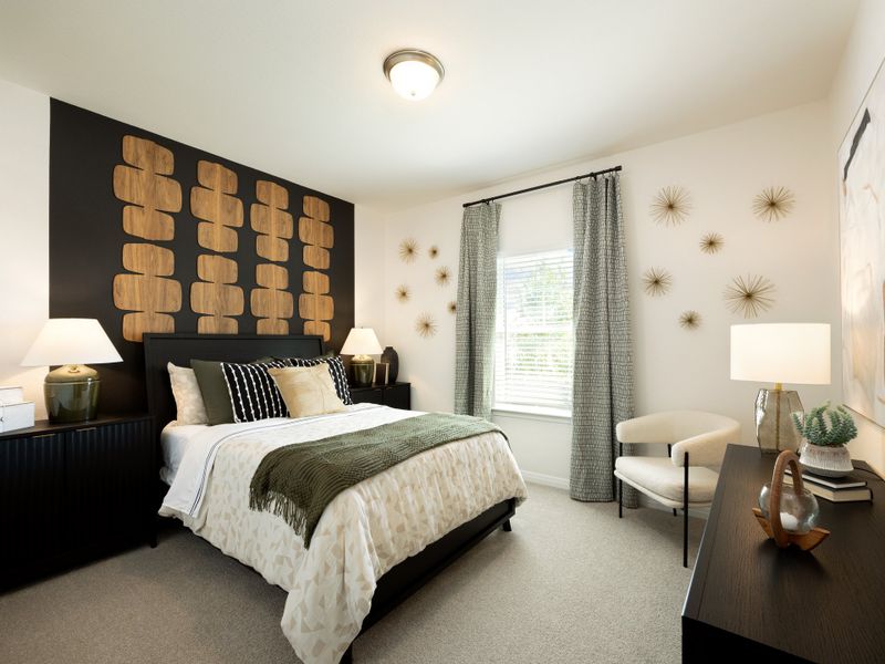 Furnished interior in a model home at Prairie Winds - Boulevard Collection in Hutto (Image 16). Furnished interior in a model home at Prairie Winds - Boulevard Collection in Hutto (Image 16).