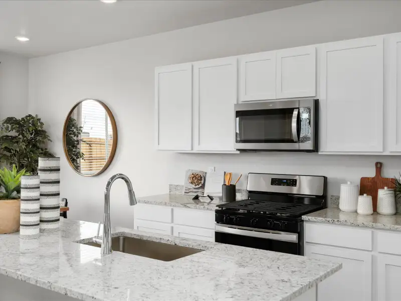 Furnished interior in a model home at Lorson Ranch: The Trail Collection in Colorado Springs (Image 4).