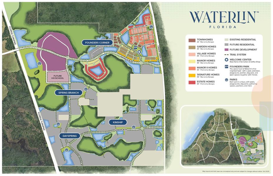 Waterlin New Homes in St. Cloud, FL.  - Slide 1