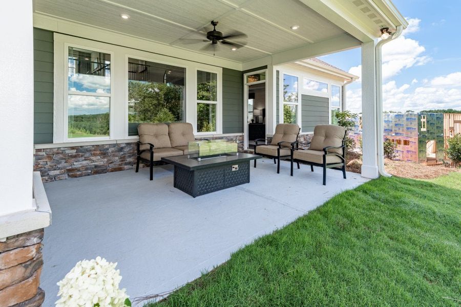 Exterior details of a home in Leeland Farms, Fuquay Varina (Image 19).