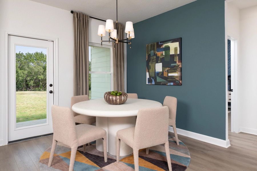 Furnished interior in a model home at The Wilder in Adkins (Image 8). Furnished interior in a model home at The Wilder in Adkins (Image 8).