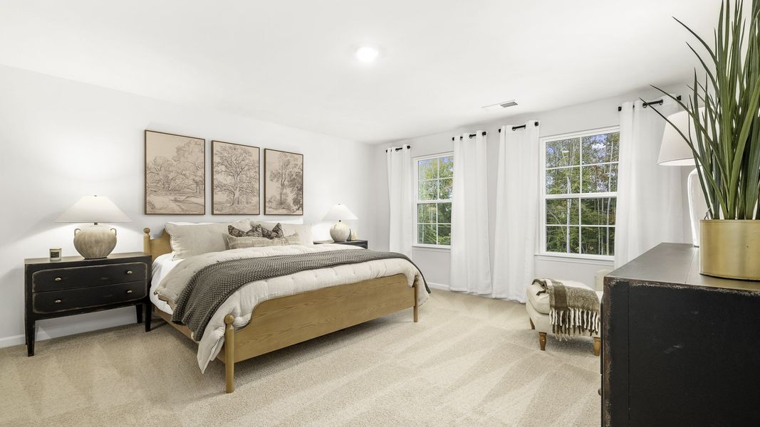 Furnished interior in a model home at Mount Hope Estates in Winston-Salem (Image 17).