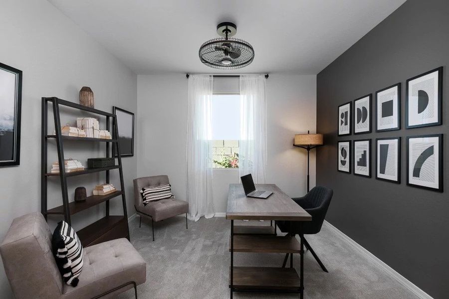 Furnished interior in a model home at Solara in Laveen (Image 8). Furnished interior in a model home at Solara in Laveen (Image 8).