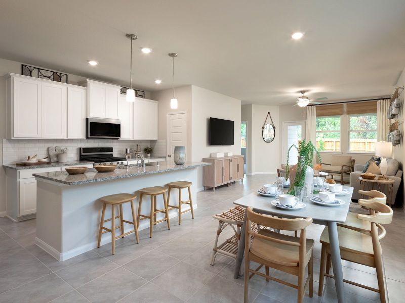 Furnished interior in a model home at Pine Lake Cove - Traditional Series in Montgomery (Image 6). Furnished interior in a model home at Pine Lake Cove - Traditional Series in Montgomery (Image 6).