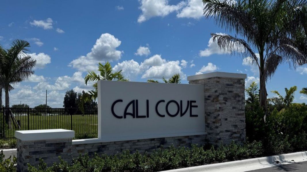 Front exterior of a home in the Cali Cove community, located in Punta Gorda, FL (Image 2).