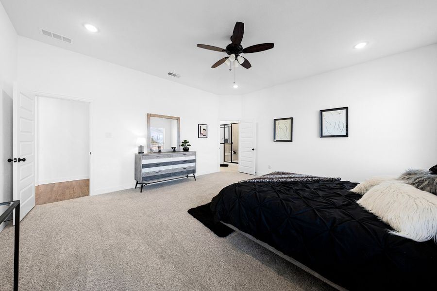 Furnished interior in a model home at Forest Ridge Estates in Greenville (Image 15).