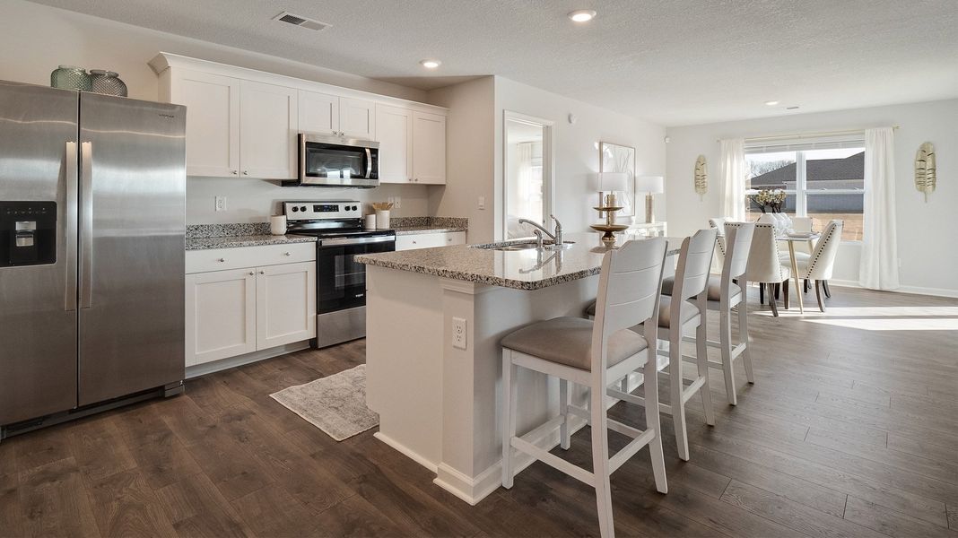 Furnished interior in a model home at Jackson Creek in Jackson (Image 15). Furnished interior in a model home at Jackson Creek in Jackson (Image 15).