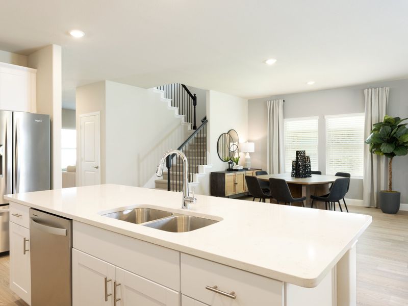 The Bexar kitchen featured at Anna Ranch. The Bexar kitchen featured at Anna Ranch.