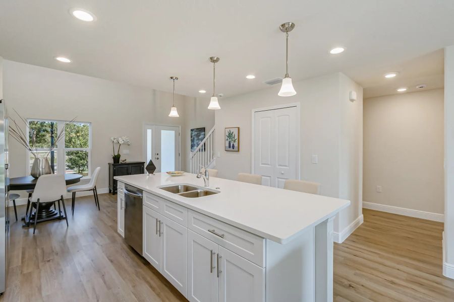 Furnished interior in a model home at Hidden Woods in Melbourne (Image 14).