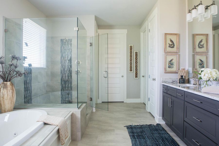 Furnished interior in a model home at White Oak in Arlington (Image 21).