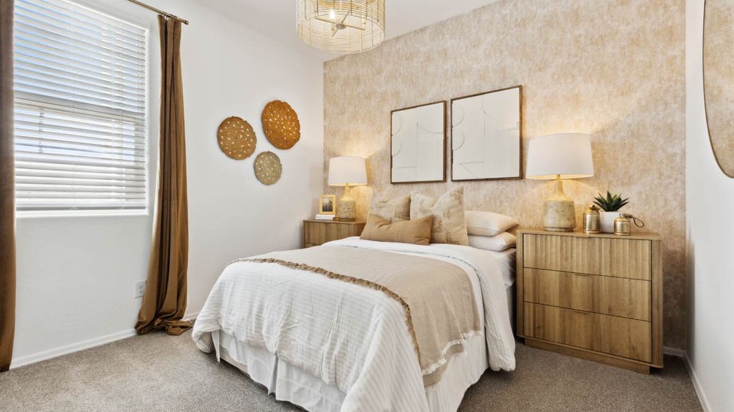 Furnished interior in a model home at Moonlight in Maricopa (Image 28).