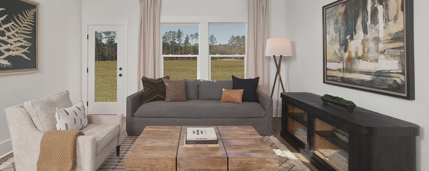Furnished interior in a model home at Hammock Walk at Nexton in Summerville (Image 8).