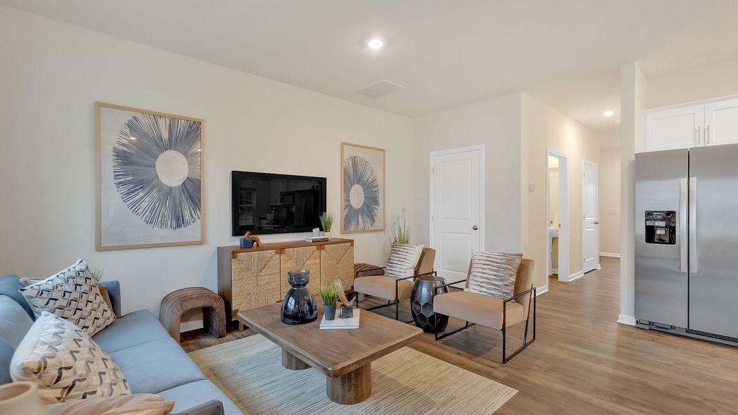 Furnished interior in a model home at Saylor's Place Townhomes in Jonesborough (Image 9).
