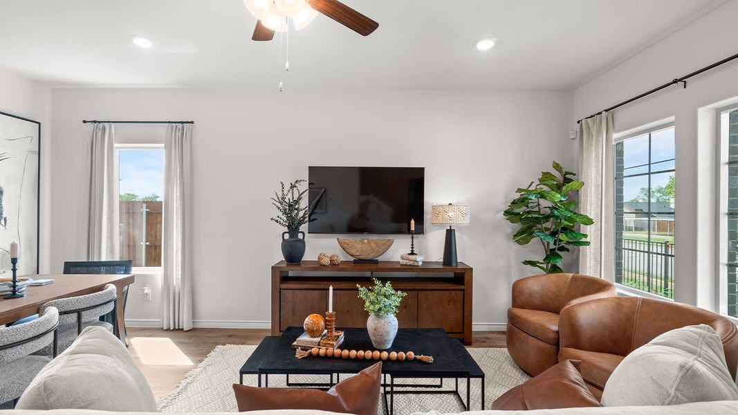 Furnished interior in a model home at California Meadows in Arlington (Image 2). Furnished interior in a model home at California Meadows in Arlington (Image 2).