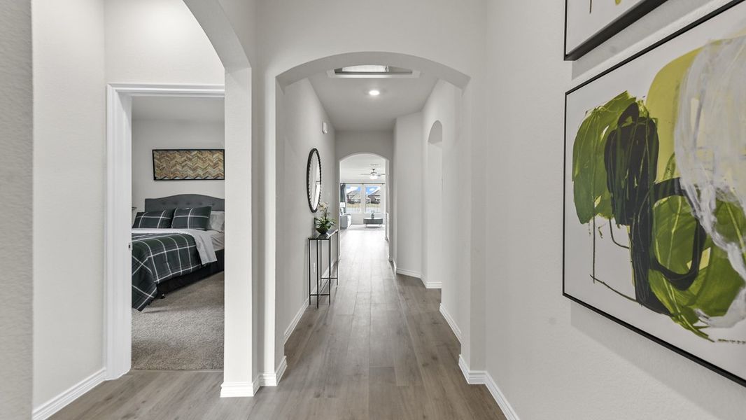 Furnished interior in a model home at Silverado in Aubrey (Image 9). Furnished interior in a model home at Silverado in Aubrey (Image 9).