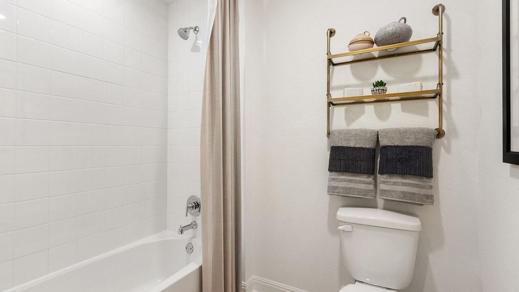 Furnished interior in a model home at Riverview in Georgetown (Image 36).