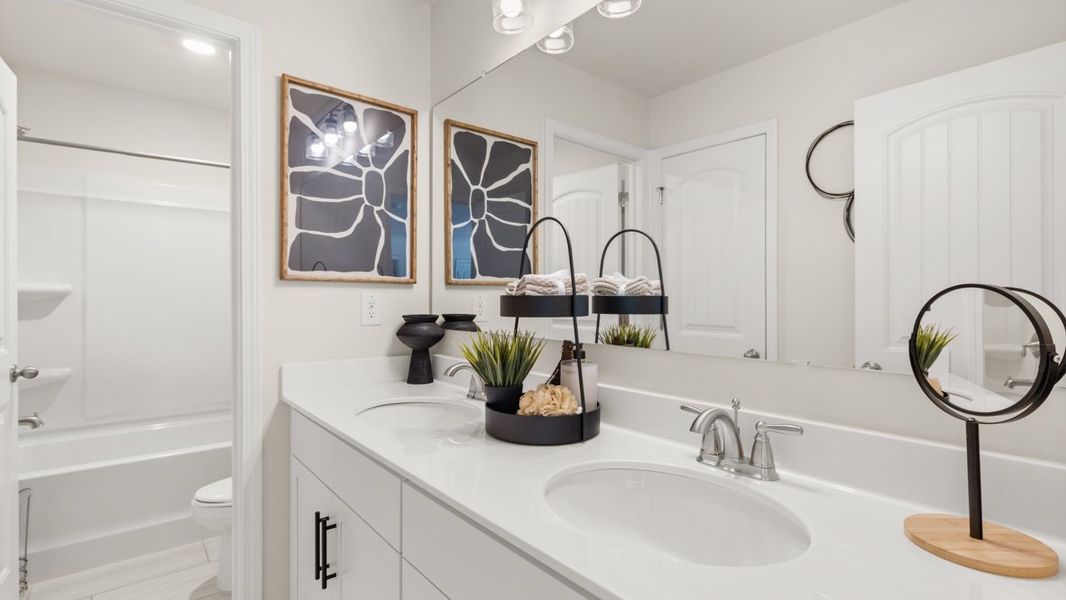 Furnished interior in a model home at Butner Estates in South Fulton (Image 33). Furnished interior in a model home at Butner Estates in South Fulton (Image 33).
