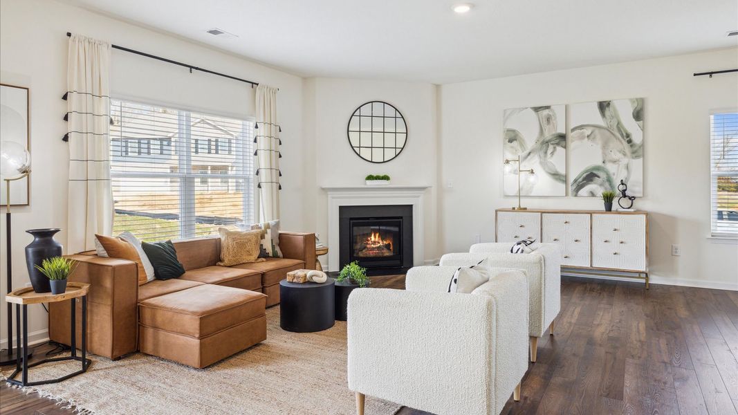 Furnished interior in a model home at Price's Point in Knoxville (Image 4).