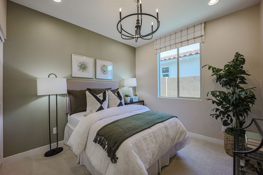 Bedroom 2 - Ventana - Vidrio at Estrella in Goodyear, Arizona by Landsea Homes