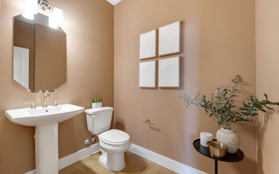 Furnished interior in a model home at Westridge in McKinney (Image 28).