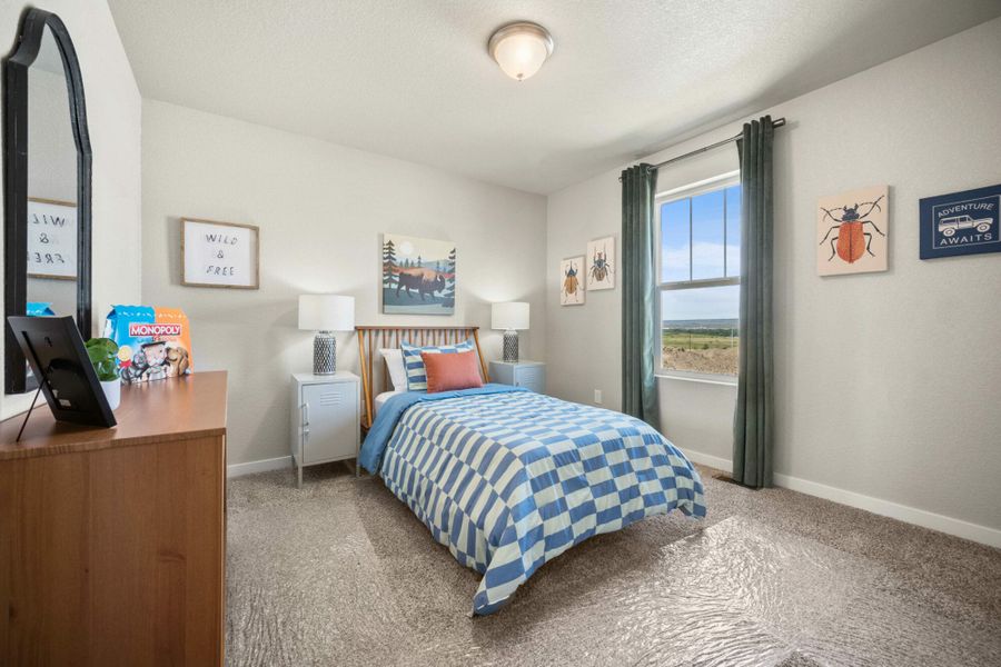 Furnished interior in a model home at Aspen Ranch in Fountain (Image 14).