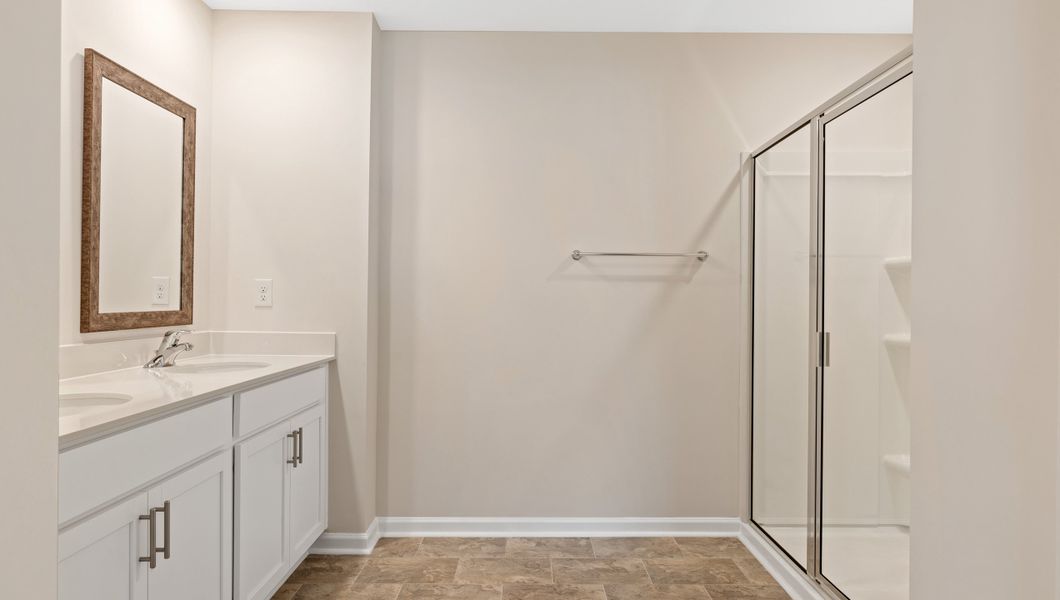 Furnished interior in a model home at Providence Walk in Hendersonville (Image 13).