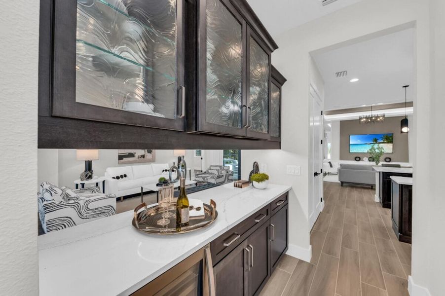 Furnished interior in a model home at Artisan at Watercolor Place in Bradenton (Image 163).
