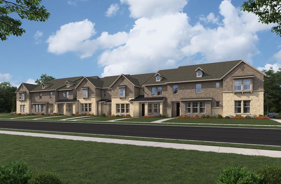 French Country Townhome Exterior French Country Townhome Exterior