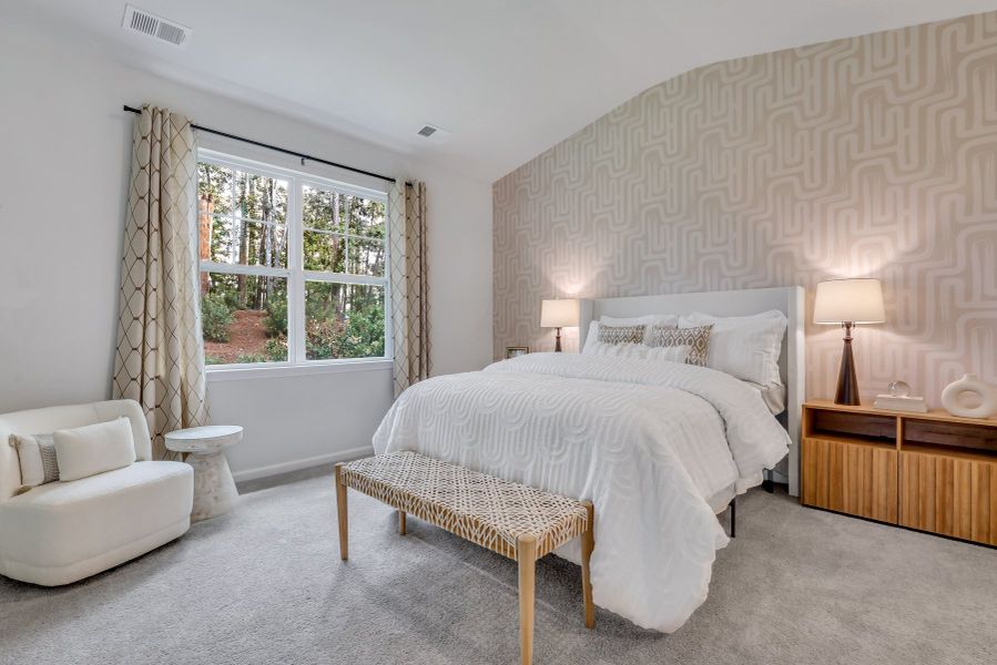 Furnished interior in a model home at Westbrook Retreat Villas at Savannah Quarters in Pooler (Image 22).