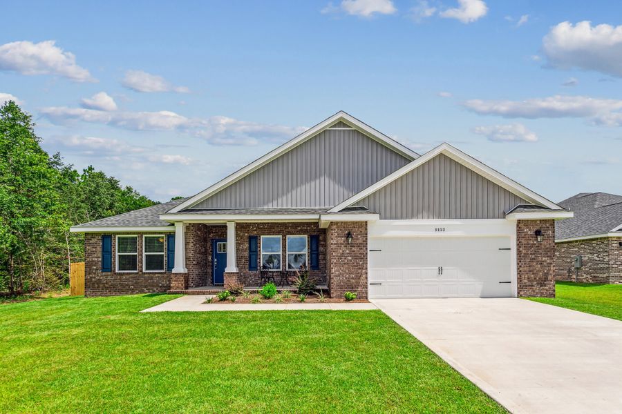 Front exterior of a home in the Doyle Hawkins Landing community, located in Navarre, FL (Image 10).