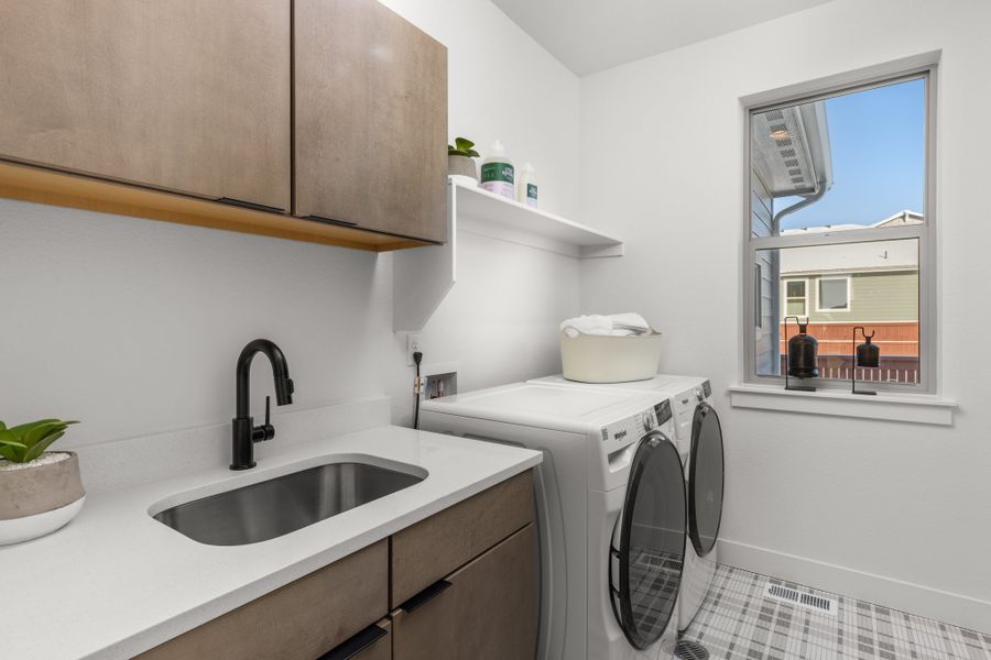 RainDance 60s Plan C417 Laundry Room by American Legend Homes