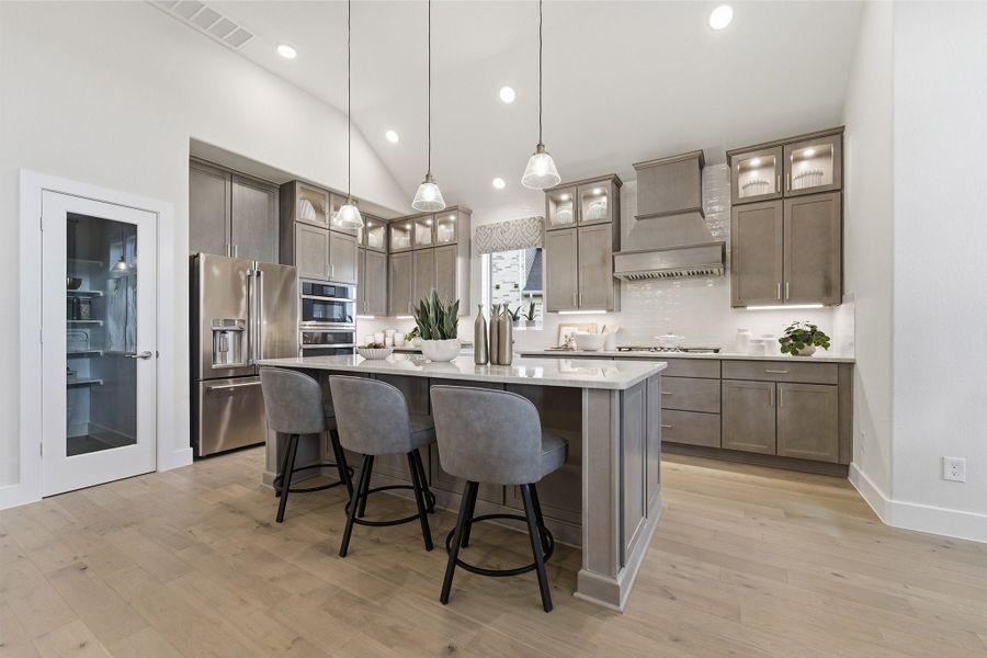 Furnished interior in a model home at Ashland in Angleton (Image 22).