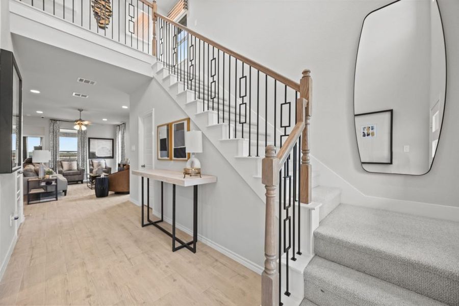 Furnished interior in a model home at Northspur in Terrell (Image 5). Furnished interior in a model home at Northspur in Terrell (Image 5).