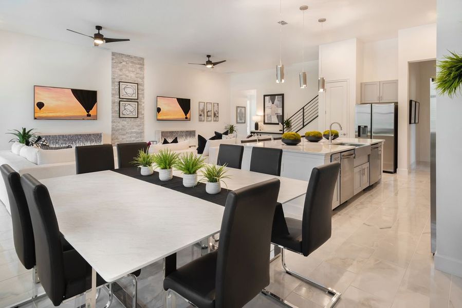 Furnished interior in a model home at Paradiso Grande Resort in Orlando (Image 10).