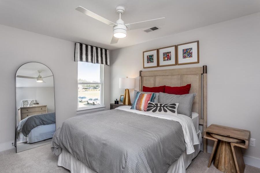 Furnished interior in a model home at Black Forest Pointe in Benson (Image 24).