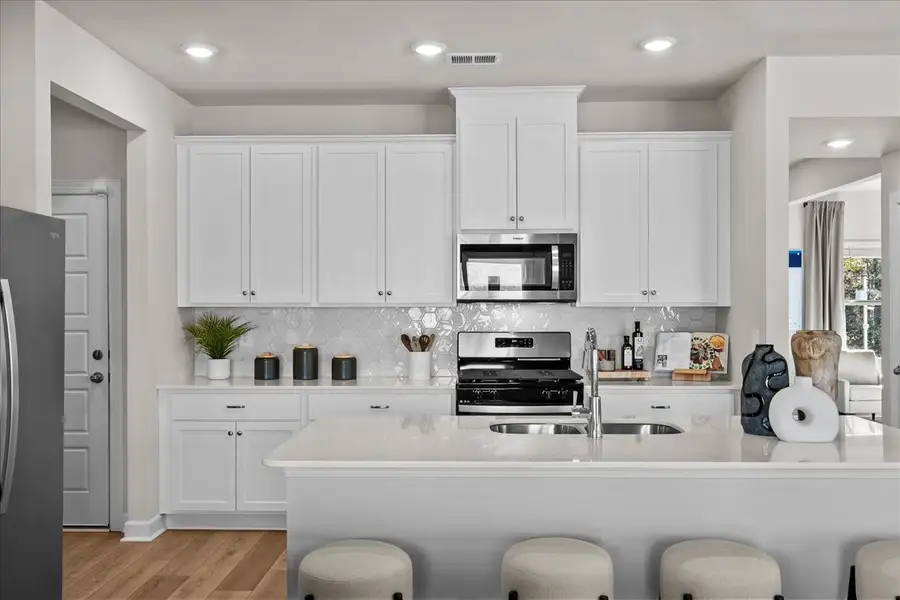 Furnished interior in a model home at Shiloh Valley in Piedmont (Image 4).