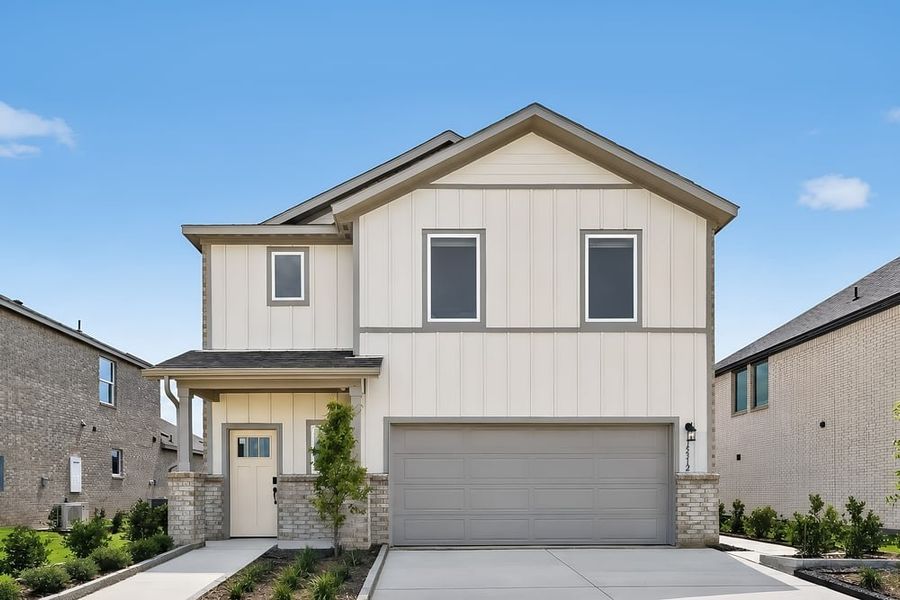 Front exterior of a home in the Madero 50s community, located in Haslet, TX (Image 5). Front exterior of a home in the Madero 50s community, located in Haslet, TX (Image 5).