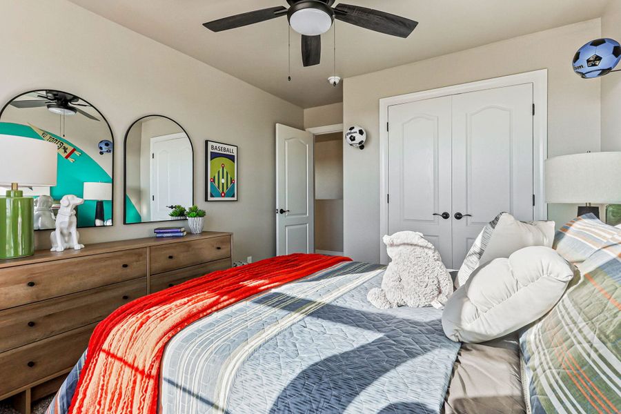 Furnished interior in a model home at Emerald Estates in Horizon City (Image 22). Furnished interior in a model home at Emerald Estates in Horizon City (Image 22).