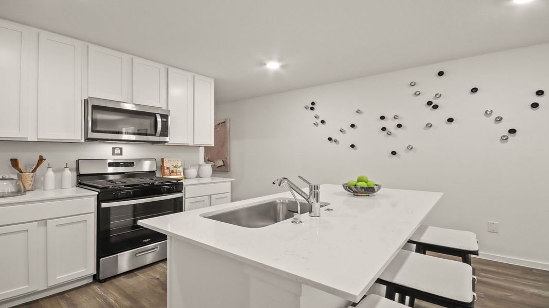 Furnished interior in a model home at Mill Creek in Magnolia (Image 10).