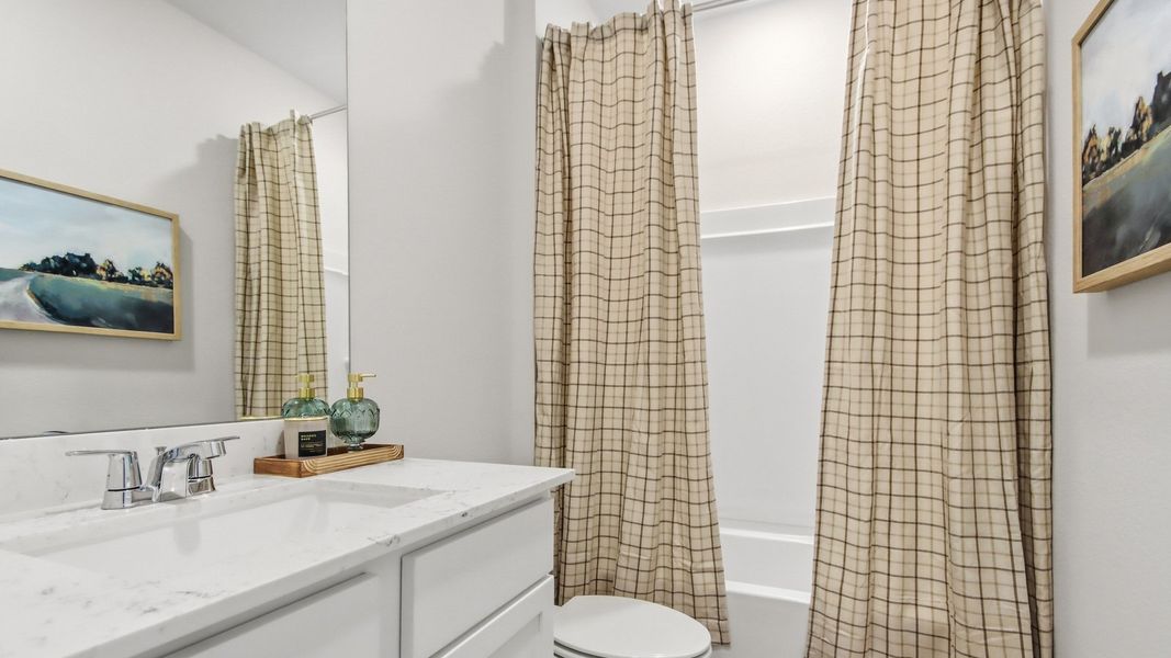 Furnished interior in a model home at Mill Creek in Magnolia (Image 48). Furnished interior in a model home at Mill Creek in Magnolia (Image 48).