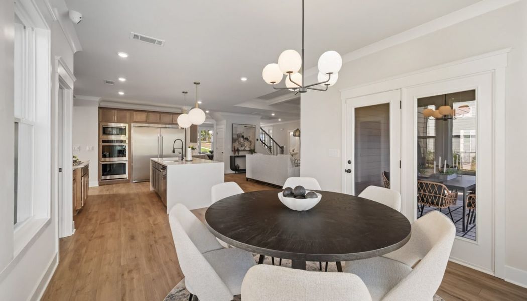Furnished interior in a model home at Ponderosa Farms Manor in Gainesville (Image 28). Furnished interior in a model home at Ponderosa Farms Manor in Gainesville (Image 28).