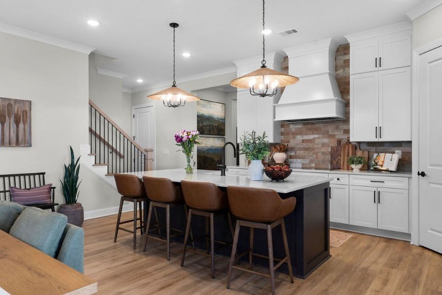 Furnished interior in a model home at Lake Arrowhead in Waleska (Image 5).